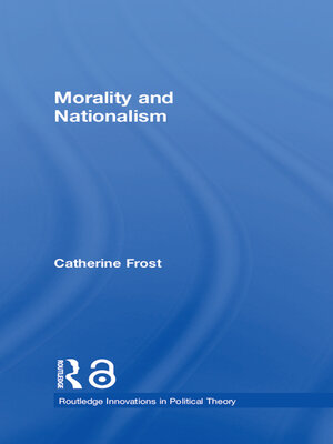 cover image of Morality and Nationalism